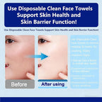Clean Face Towels, Disposable Face Towels, Makeup Remover Dry Wipes, 10in X - Image 4