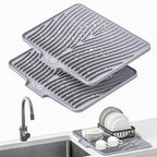 Dish Drying Mat, Stone Drying Mat by TIKNIKHomeOutdoor