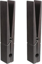 Blulu 2 Pcs 12 Inch Jumbo Wooden Clothespins Large Clothespin Towel Holder by Blulu