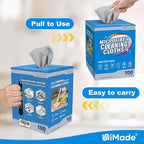 Microfiber Cleaning Cloth, 100 Sheets Microfiber Towels - Image 7