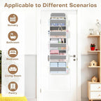 SpaceWhisper Over the Door Organizer, 5 Large Pocket Hanging Storage Organizer - Image 3