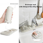 Kitchen Silicone Sink Splash Guard, 5° Slope Type Design Sink Mat, Sink Faucet - Image 3