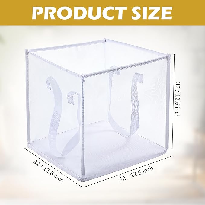 Zopeal 6 Pack Popup Laundry Hamper 13 Inch Collapsible Laundry Baskets - Image 2