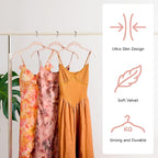 Premium Velvet Shirt Hangers 50 Pack, Non-Slip 360° Swivel Hook Space-Saving - Image 3