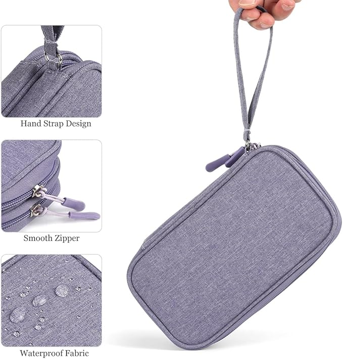 Cord Organizer Bag, Travel Cable Organizer Case Waterproof Accessories Pouch - Image 7