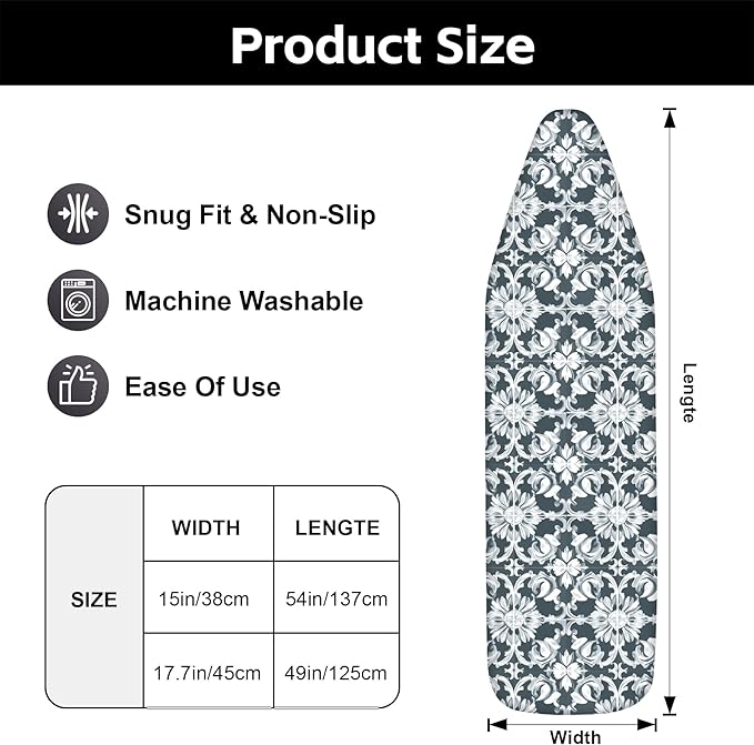 Ironing Board Cover, Standard Size Iron Board Covers - Image 3