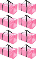 Extra Large Moving Bags with Zippers & Carrying Handles, Heavy-Duty Storage Tote by PANDA+JOYS