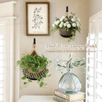 Honeydak Boho Decor Hanging Wall Baskets - Image 5
