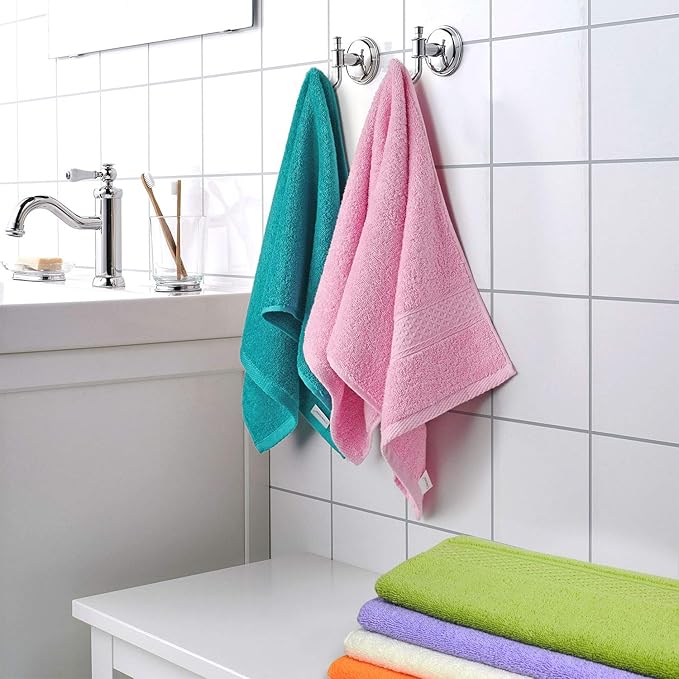 Cleanbear Ultra Soft Hand Towels 12 Pack 6 Colors 100% Cotton Hand Towel Set - Image 5