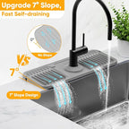 14.6 inch Faucet Mat for Kitchen Sink Splash GuardKitchen Sink Faucet Mat - Image 3