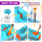 New Paint Brush Cleaner Tool, Brush Rinser Cup Painting Running Water - Image 5