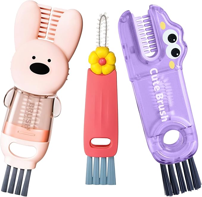 Cup Lid Cleaning Brush, 3 in 1 Lid Cleaner by Unknown