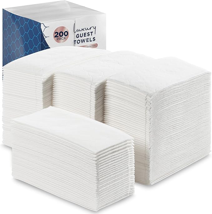 Disposable Guest Towels 200 Pack by Unknown