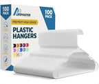 Lifemaster Plastic Clothes Hanger Set by LIFEMASTER