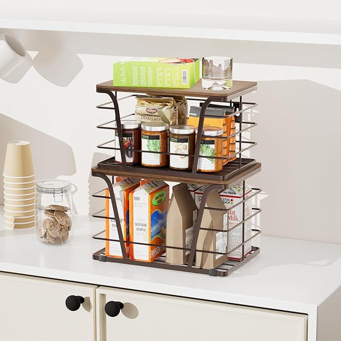 Extra Large 2 Pack Potato and Onion Storage Bins, Stackable Storage Pantry - Image 5