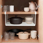 Under Shelf Storage Basket, Metal Wire Slide -in Under Cabinet Organizer - Image 4