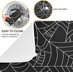 Halloween Spooky Spider Web Dish Drying Mat - Image 2