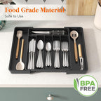 Lifewit Silverware Drawer Organizer, Expandable Utensil Tray - Image 8
