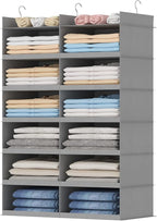 Lifewit Dual-Row Shelf Hanging Closet Organizer and Storage, Clothes Shelves by Lifewit