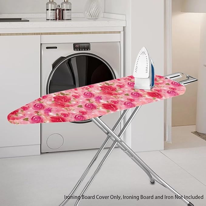 Rose Design Extra Thick Ironing Board Covers - Image 2