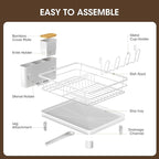 Runnatal Dish Drying Rack, Stainless Steel Dish Rack - Image 6