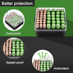 ALCYON Battery Organizer Storage Case, Battery Vault Box Container - Image 5