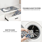 2Pcs Dish Drying Mats Faucet Mats Sets Large Size Coffee Mats Sink Faucet Mat - Image 8