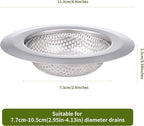 2Pcs Kitchen Sink Drain Strainer, Stainless Steel Kitchen Sink Strainer - Image 7