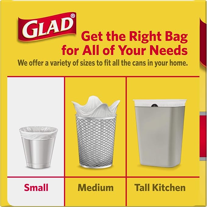 Glad Trash Bags, Small Garbage Bags - Image 2