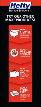 Hefty MAX Shrink-Pak Vacuum Storage Bags Combo Pack – Max Strength Tear-Proof - Image 3