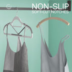 60 Pack Heavy Duty Plastic Hangers, Non Slip Clothes Hangers - Image 7