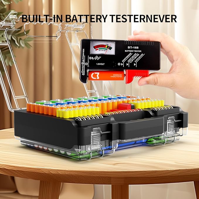 Battery Organizer Storage Holder Box Case - Image 3