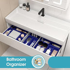 10 PCS Drawer Organizer Set, 4 Size Makeup Drawer Divider Organizer - Image 7