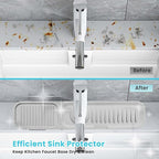 Daily Treasures 45 x 10 cm Splash Sink Guard, Narrow Rim Design Silicone Faucet - Image 6