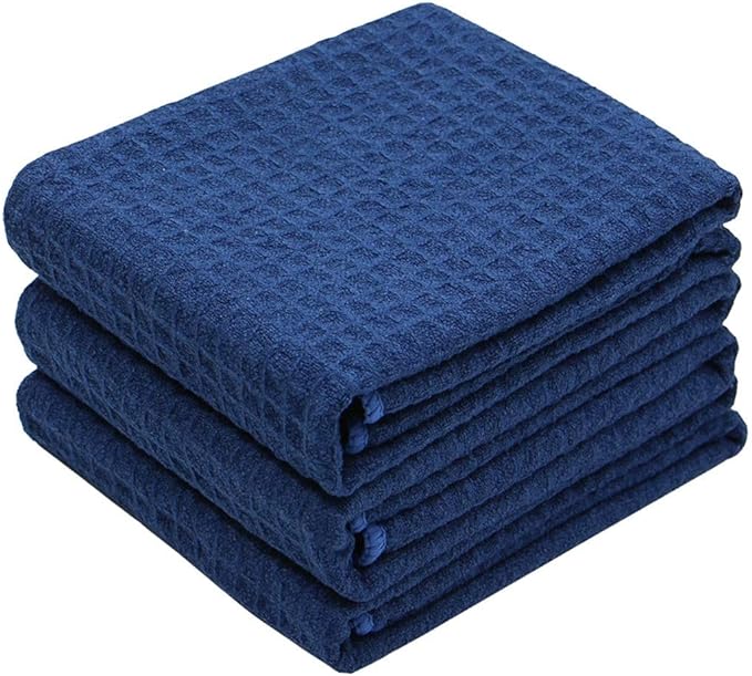 Waffle Weave Kitchen Towels by VeraSong