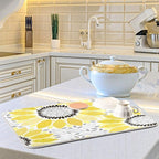 Super Absorbent Dish Drying Mat, Microfiber Fast-Drying Dish Mat, Kitchen Dish - Image 6