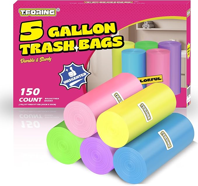 5 Gallon Trash Bags Extra Thick by TFORING%C2%AE
