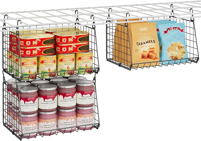3-Pack Under Shelf Hanging Baskets by Unknown