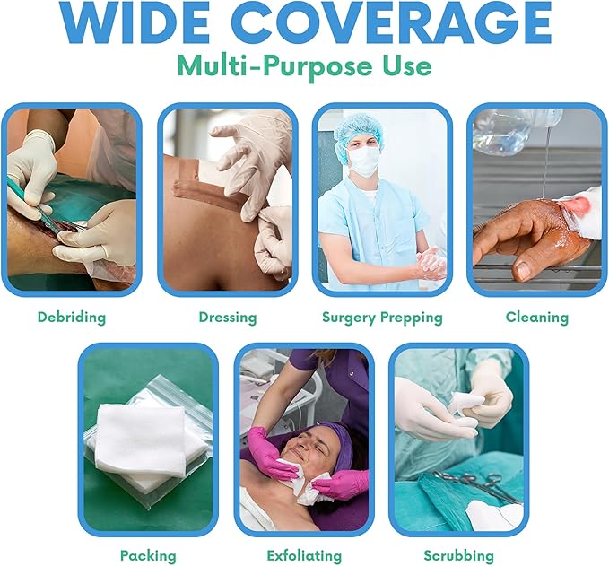 4x4 Large Sterile Gauze Pads - Image 6
