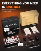 ANCEL DS500BT Bidirectional Scan Tool, Full-System Automotive Diagnostic Scanner - Image 7