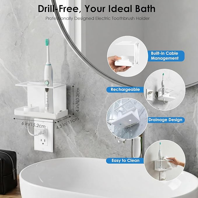 OAPRIRE Electric Toothbrush Holder - Image 4