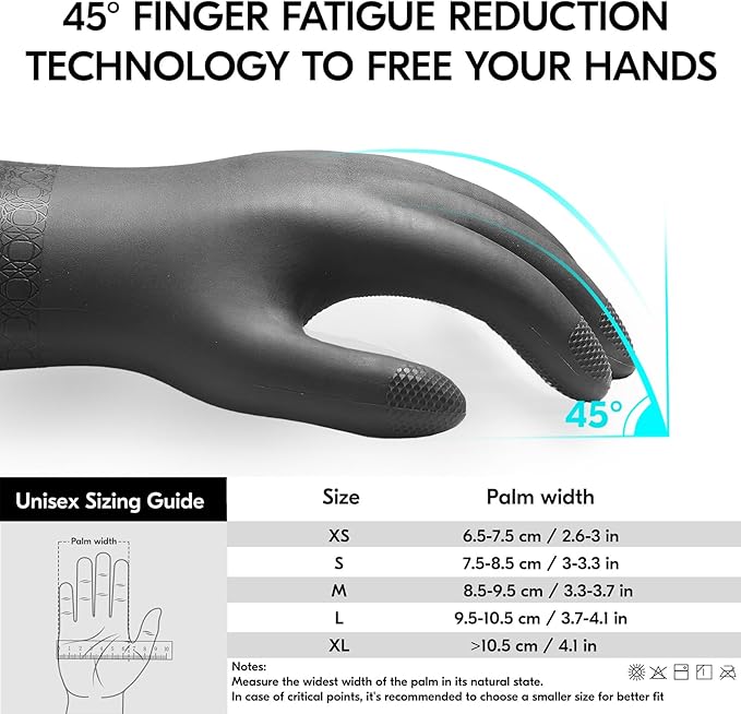 Vgo... Men's Work Gloves, Abrasion & Tear Resistant, - Image 7