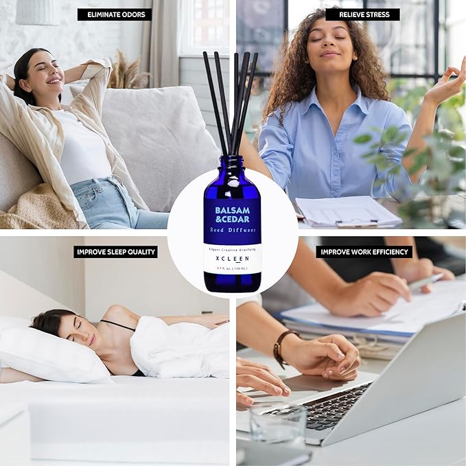 Reed Diffusers for Home, Balsam & Cedar Diffuser - Image 6