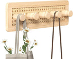 Homode Wooden Wall Hooks, Wall Mounted Coat Rack by Homode