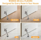 GoldPig Door Stoppers, 4 Packs Kickdown Door Stop - Image 5