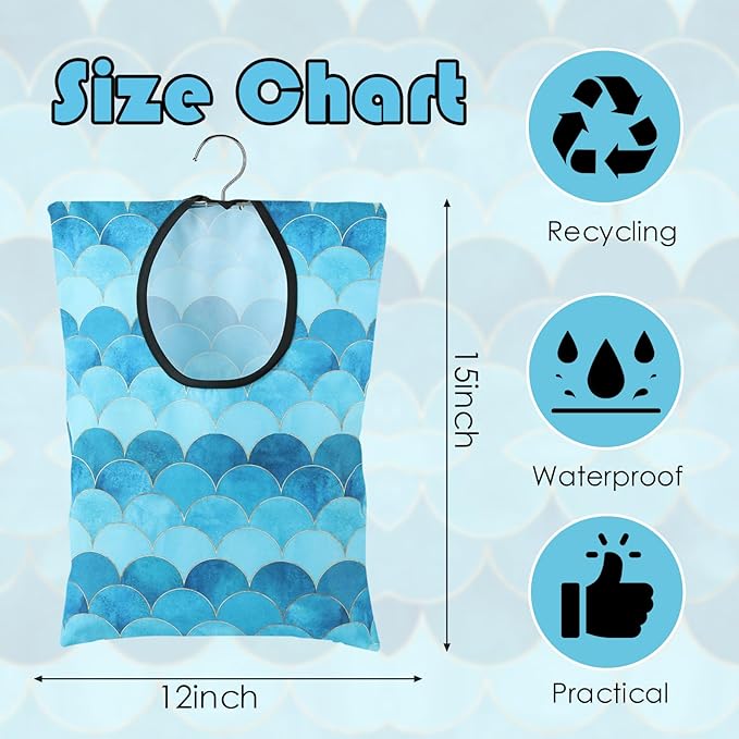 YLOLUL 2 Pcs Summer Clothes Pin Bag - Image 2