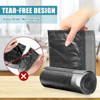 100 Count Small Trash Bags, JUKFITA 4 Gallon Trash Bags Drawstring - Image 3