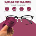 Eyeglass Cleaning Cloth, 4 Pack, Eyeglass Cleaning Wipes, Lens Wipes - Image 4