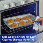 Reynolds Kitchens Cookie Baking Sheets, Pre-Cut Baking Parchment Paper Sheets - Image 8