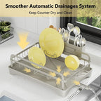LIYI Dish Rack - Dish Racks for Kitchen Counter, Kitchen Dish Drying Rack - Image 3